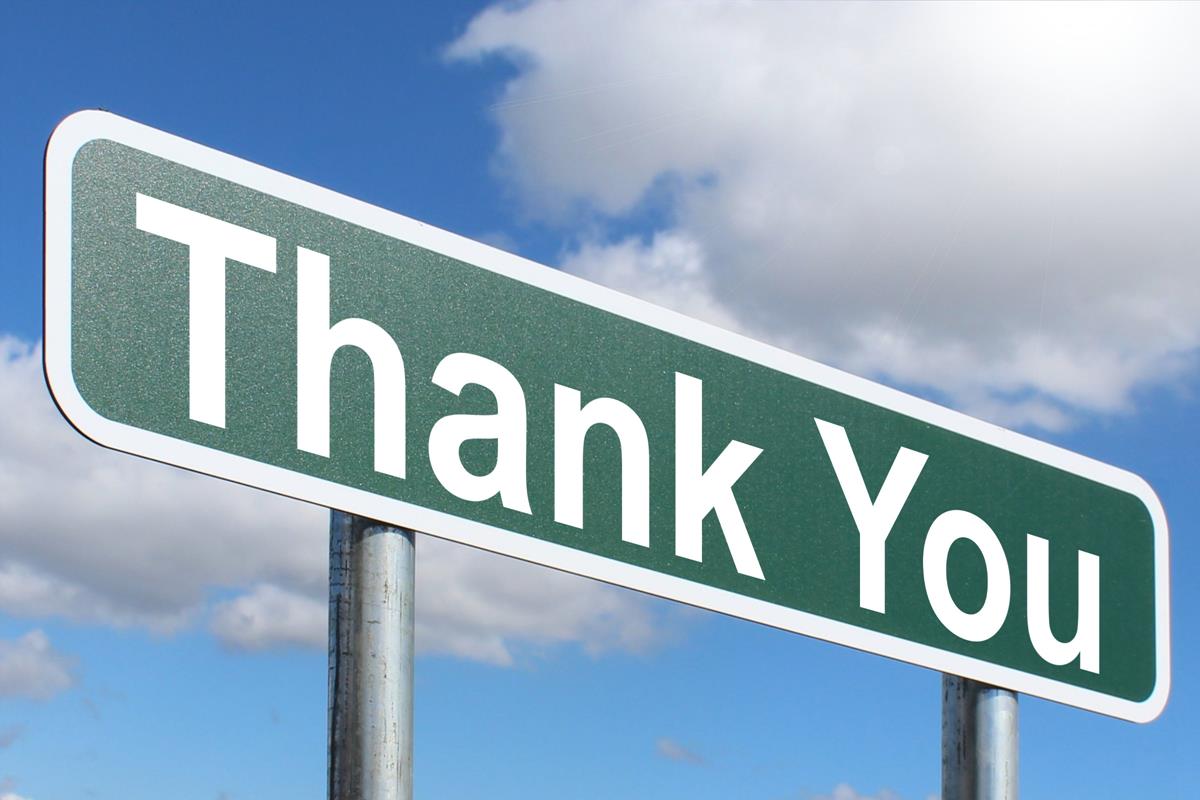 Thank you – Free Creative Commons Images from Picserver