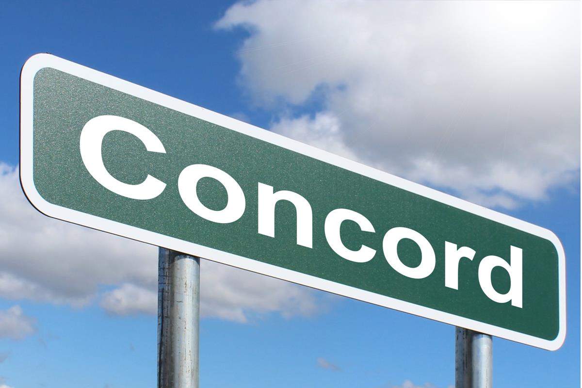 Concord Free Of Charge Creative Commons Green Highway Sign Image