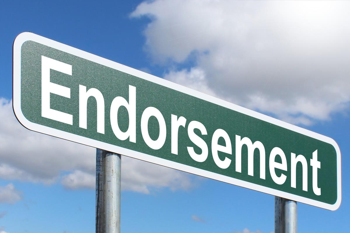 Endorsement