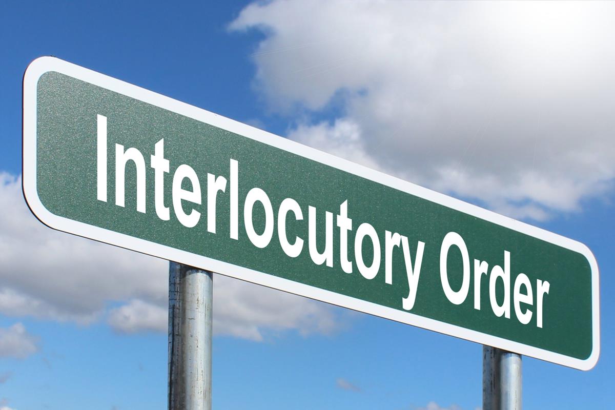 Interlocutory Order