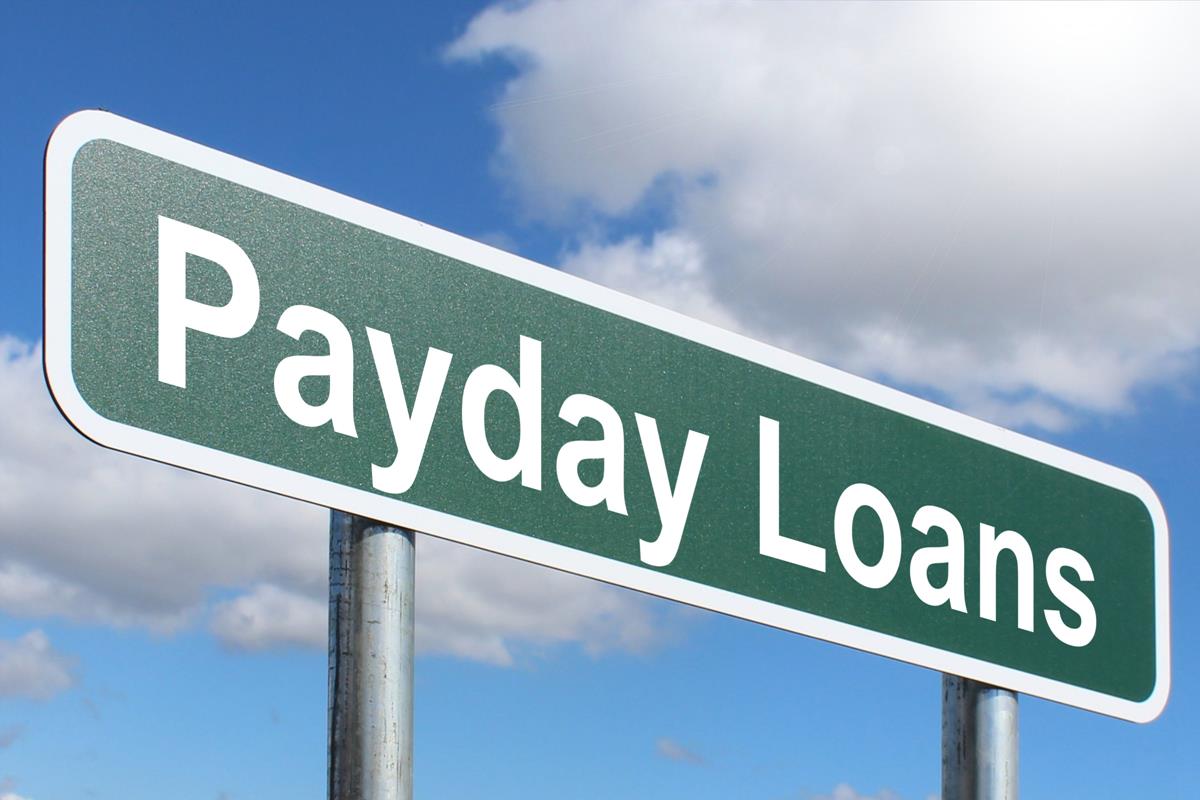 Payday Loans - Free of Charge Creative Commons Green Highway sign image
