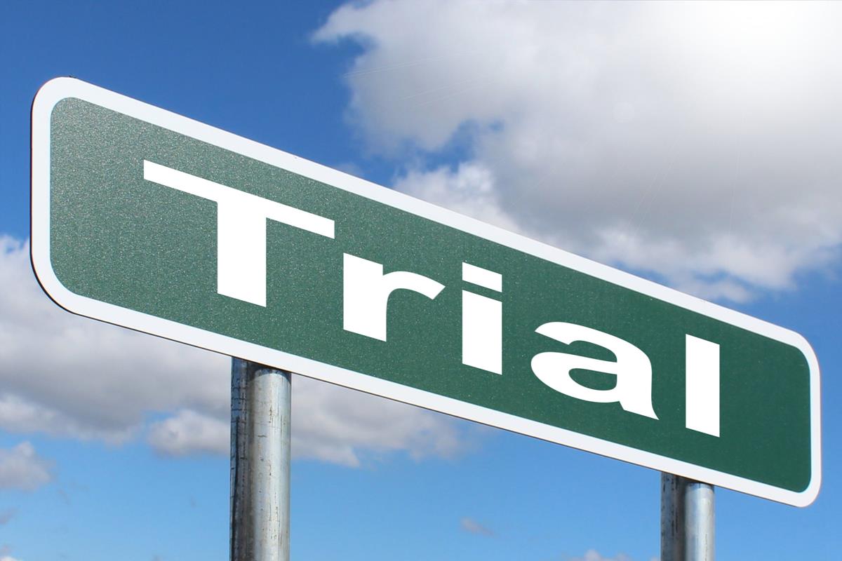 Trial Free Of Charge Creative Commons Green Highway Sign Image Trial Free Of Charge Creative Commons Green Highway Sign Image