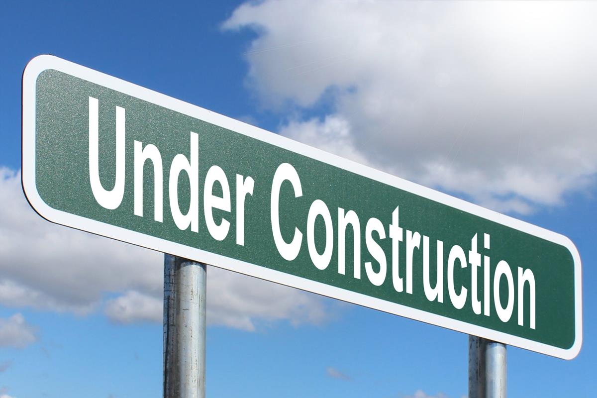 Under Construction - Free of Charge Creative Commons Green Highway sign ...
