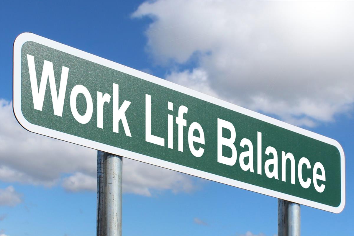 Work Life Balance - Highway sign image